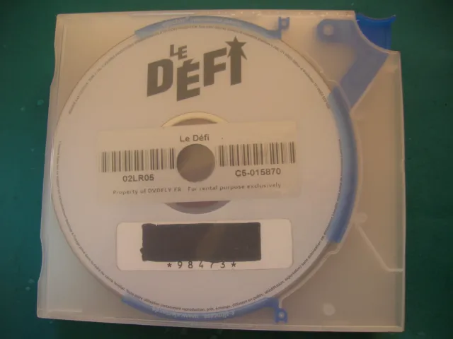 DVD  boitier slim  LE DEFI  (B10)