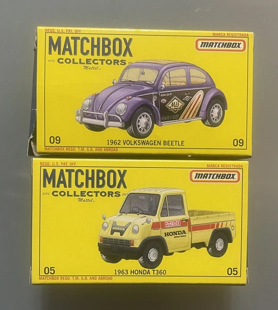 Matchbox Volkswagen Beetle And Honda T360