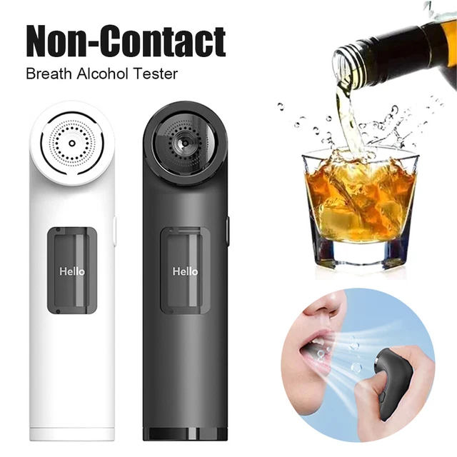Alcohol recargable respirador con pantalla LCD indicador de 3 colores.