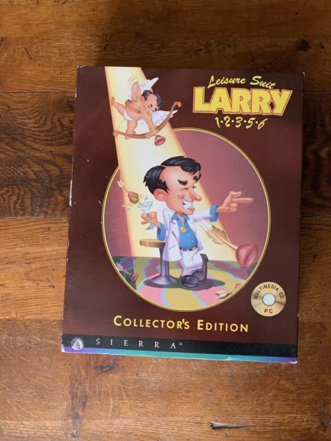 Leisure Suit Larry  1 2 3 5 6 Collectors Edition Big Box PC CD-Rom Game Sierra
