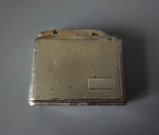 Vintage Colibri S23 Mono Gas Engine Turned Decoration Metal Cigarette Lighter