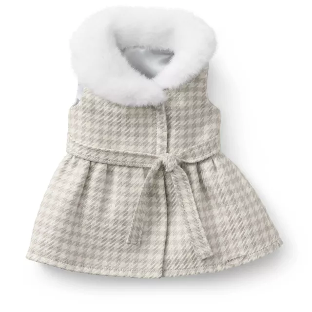 American Girl FASHION SHOW FROSTY FRILLS COLLECTION VEST - NEW IN PACKAGE