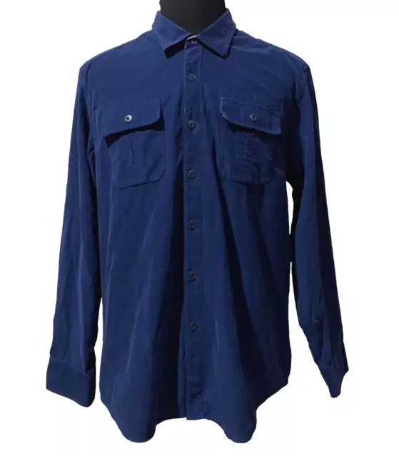 VINTAGE TOMMY BAHAMA Corduroy Island Modern Shirt Long Sleeve Button Up ...