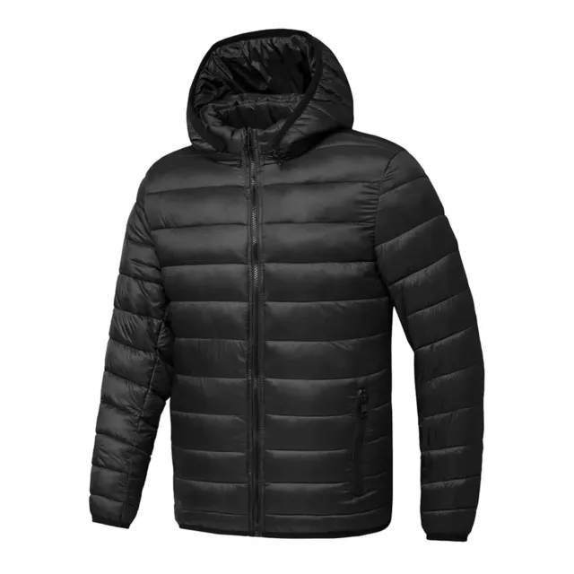 Piumino Da Uomo Primaverili Con Cappuccio Rimovibile 4
