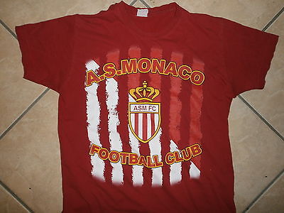 Asm FC Monaco Calcio T-Shirt Francia Calcio Ragazzi XL