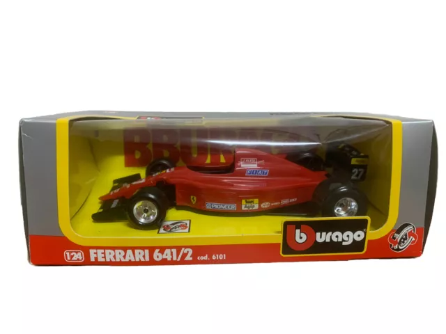 Modellino Di Auto Da Corsa Formula 1 Burago Ferrari 641/2