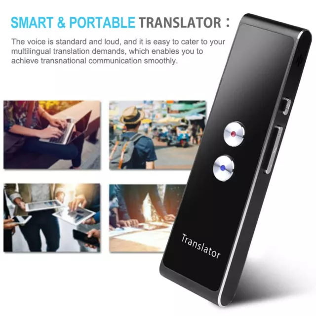 T8 Portable Smart Translator Real Time Voice Language Translation Pocket Device~ 2