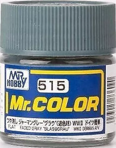 (X) Mr Hobby - Gunze C-515 - Mr. Color (10ML) Faded Gris " Gris Pálido - Nuevo