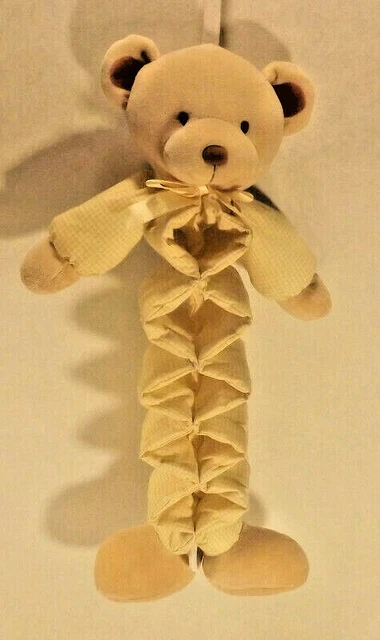 Carters Plush Bear Musical Crib Toy Just One Year Baby Plays Twinkle Little Star
