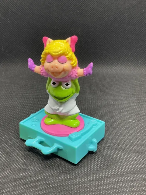 1994 McDonald's Happy Meal Muppet Baby Kermit Miss Piggy Toy Jim Henson Figure