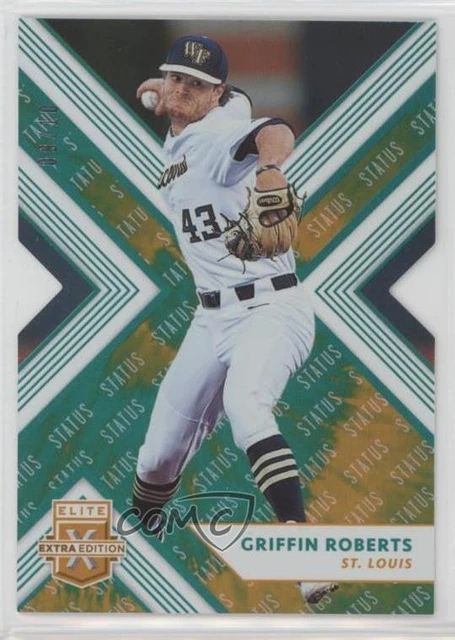 2018 Panini Elite Extra Edition Status Tie-Dye Die-Cut /10 Griffin Roberts #42