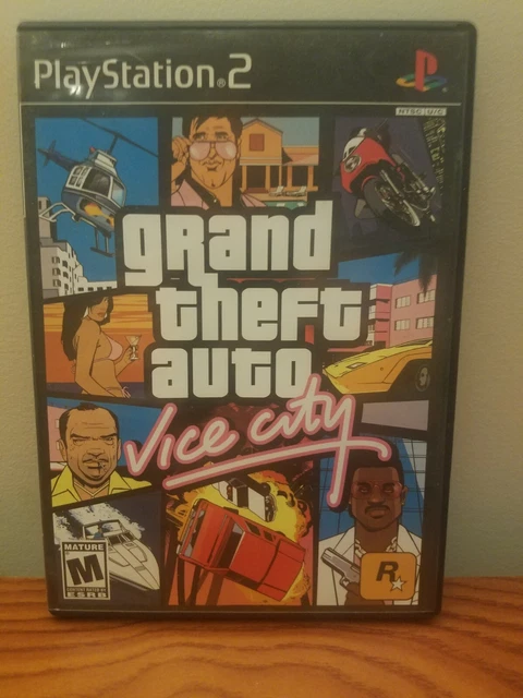 GRAND THEFT AUTO: Vice City (Sony PlayStation 2, 2002) Complet avec GRAND THEFT AUTO: Vice City (Sony PlayStation 2, 2002) Complet avec