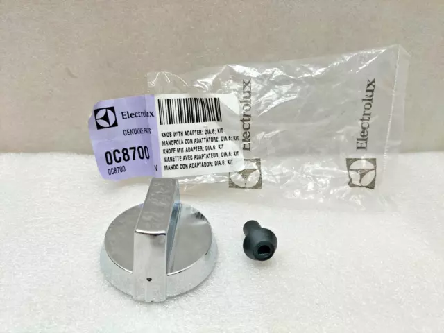 Electrolux 0C8700 Knob With Adapter, Dia 6, Kit - Lot Of 4Pcs