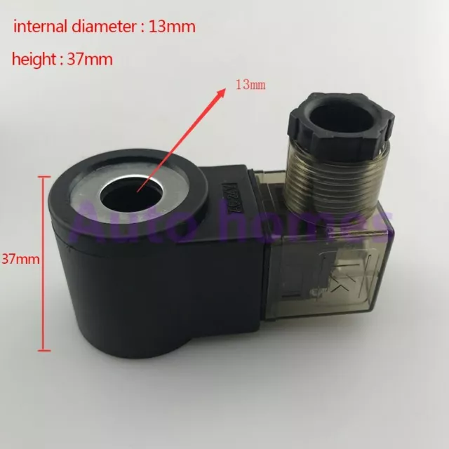 Elevator Hydraulic Solenoid Valve Cartridge Valve Coil Bore 13mm Height 37mm