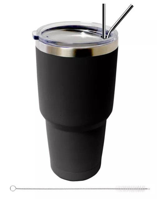 30oz Stainless Steel Tumbler Sip Lid Straw Vacuum Double Wall Insulated Bottle