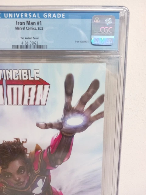 RARE INVINCIBLE IRON MAN #1 TAO VARIANT EDITION Marvel 2023 CGC 9.8 🔥🔥 5