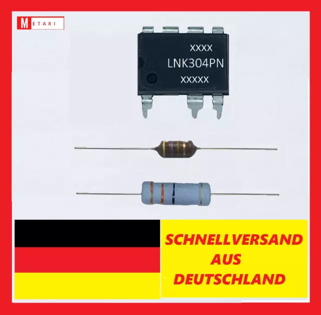 LNK304PN u. Widerstand 33 Ohm 3 Watt 5% u. HF Drossel 470µH , Aeg Whirlpool