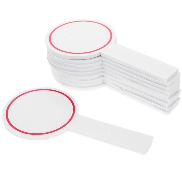 20pcs Trockener Löschpaddel runde Form Whiteboard kleines Handheld Blanker