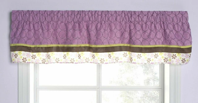 Carter's Elephant Patches Window Valance Nursery Girl's