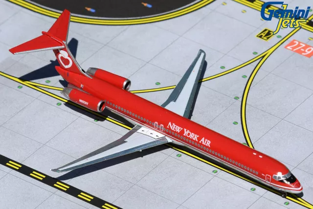 Gemini Jets New York Air Mcdonnell Douglas Md-80 1:400 Gjnya1967 In Stock