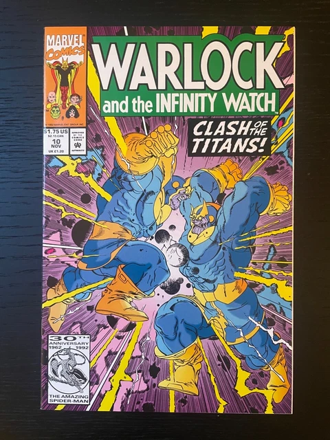 Warlock and the Infinity Watch #10 — Thanos vs Thanos (Classic Marvel) Near Mint
