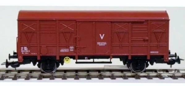 Train wagon N° 627400 wagon couvert à essieux FISHER Jouef Ho - Collection