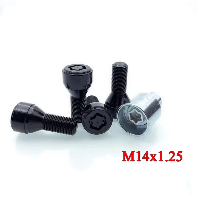 WHEEL LOCK SET Anti Theft Lug Nuts Bolt M14*1.25 For BMW X3 X4 X5 X6