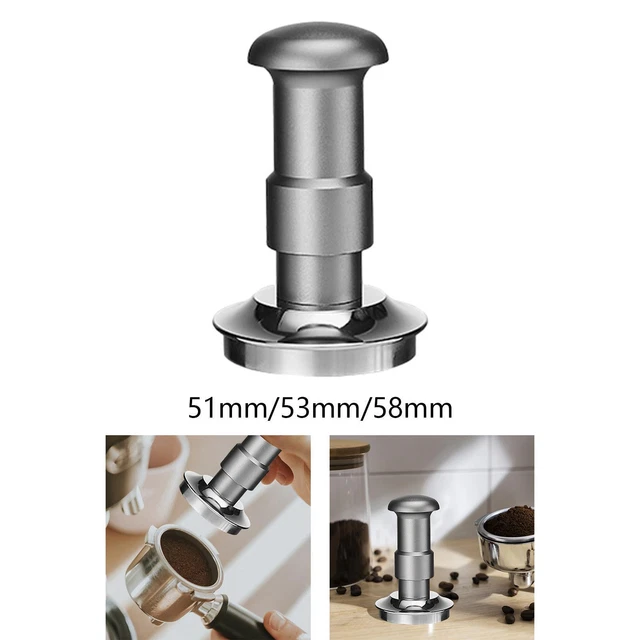 Tamper Espresso, Tamper à café calibré à base plate en acier inoxydable