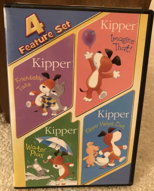 Kipper The Dog 4 DVD Feature Set Tiger, Pig, Kids TV Show Water Play, Imagine