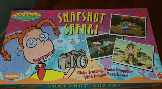 Nickelodeon WILD THORNBERRYS SNAPSHOT SAFARI Family Animal Board Game COMPLETE