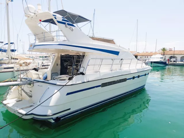 17m  Motoryacht Flybridge Yacht Boot Motorboot Tausch Mallorca Spanien Spain