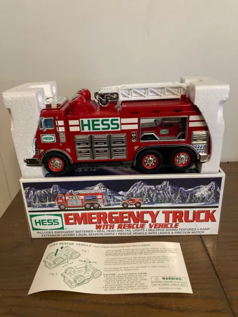 2005 Hess Emergency Truck With Rescue Vehicle