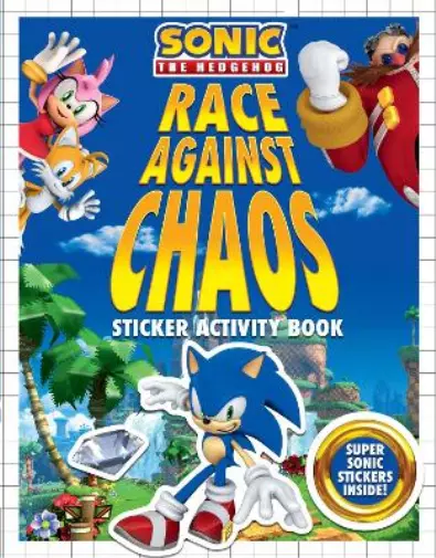 Kiel Phegley Race Against Chaos Sticker Activity Book (Poche) Sonic the Hedgehog