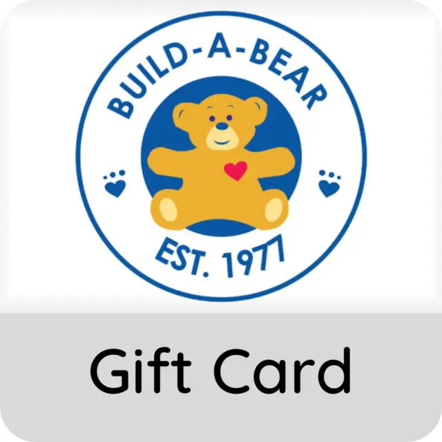 $80.00 Build-A-Bear Workshop Gift Card Vouchers with Free Shipping