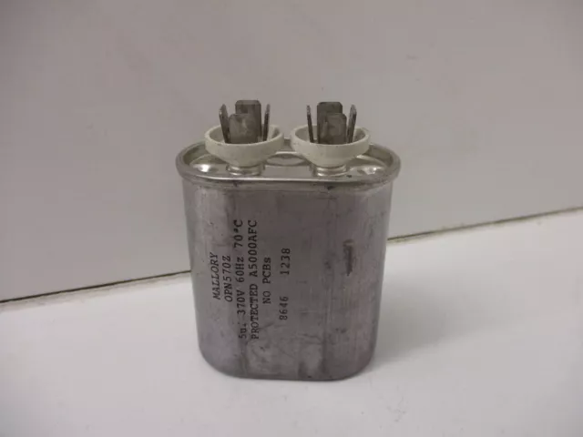MALLORY OPN570Z CAPACITOR 5uf 370V OPN57OZ