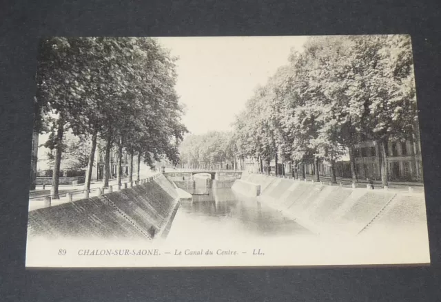 Cpa 1904-1906 Carte Postale 71 Chalon-Sur-Saone Saone-Et-Loire Canal Du Centre