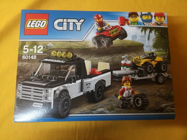 .LEGO CITY 60148 -  L’équipe de course tout-terrain-pick up- Neuf et scellée