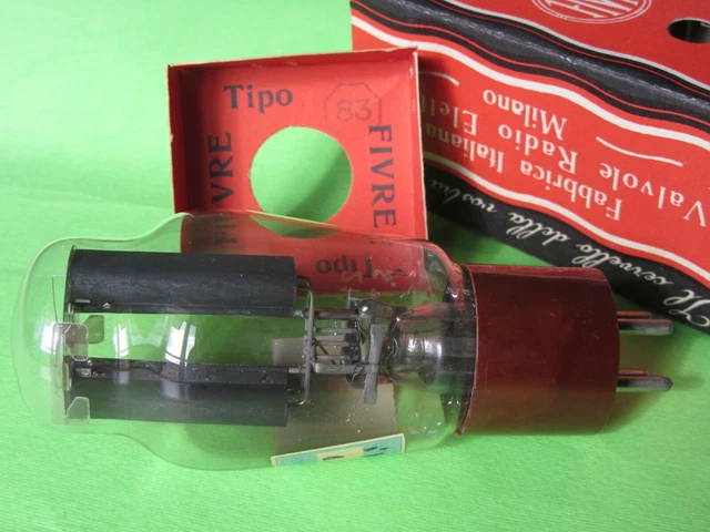 VALVOLA TUBE FIVRE 83 Raddrizzatrice Rectifier a Vapori di Mercurio Nos