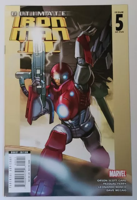 Ultimate Iron Man Ii #5 (Marvel2007 Series) Nos Est~9.4+Nmgrade Orson Scott Card