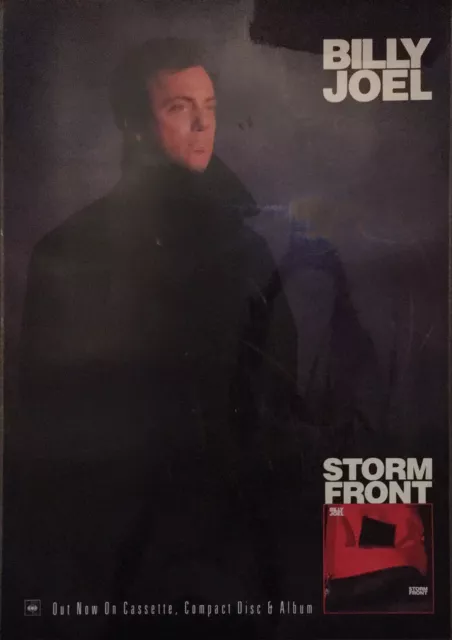 Billy Joel Storm Front Australian In Store Promo Poster