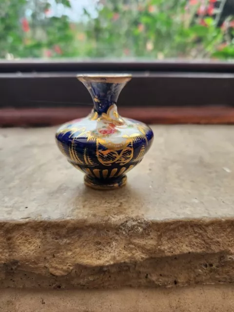 MINIATURE Crown Staffordshire Vase