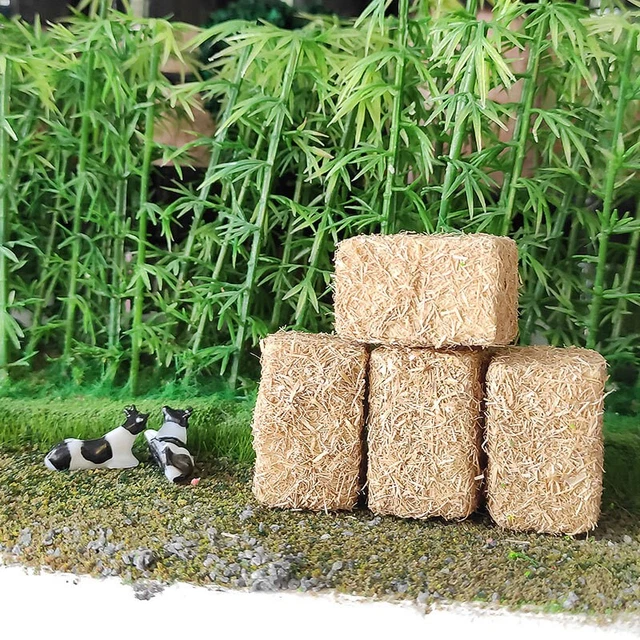1:64/87 DIORAMA STRAW Hay Bales Farm Haystack Military Scene Display ...