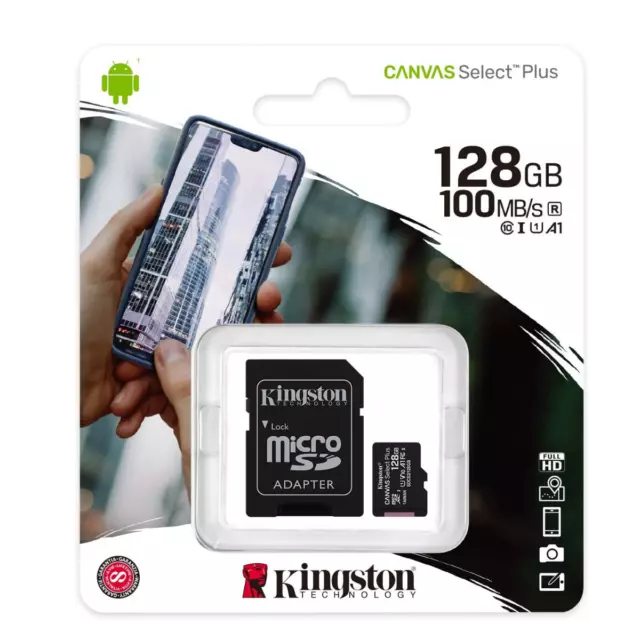 Micro SD Card Memory tf flash Kingston 128GB For BLACKVUE DR650S-2CH Dash Camera