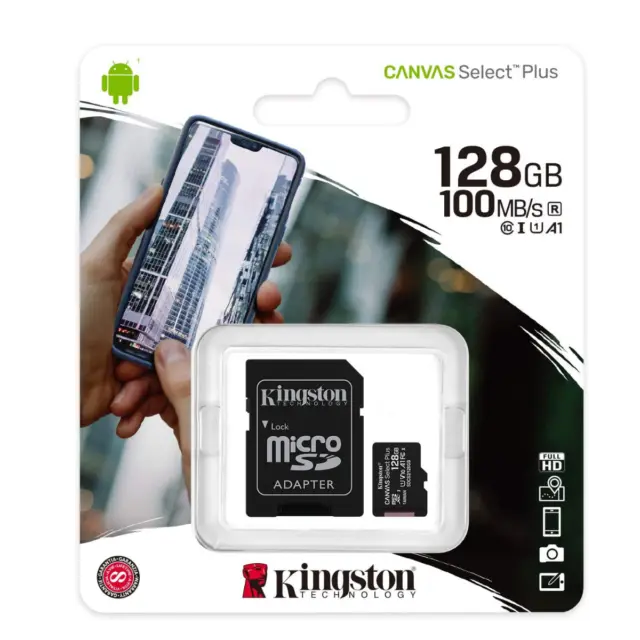 Micro SD Karte Speicher TF Flash Kingston 128GB für Blackvue DR650S-2CH Dash Kamera
