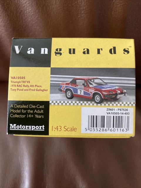 Triumph TR7 V8 De Tony Pond - RAC Rally 1978 - Trofeu 1/43 - Miniature Occasion