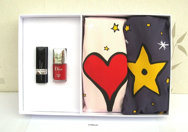 CHRISTIAN DIOR GIFT Set Mini Lipstick 999 999 Nail Polish 2 Travel Bags 36.34 PicClick UK