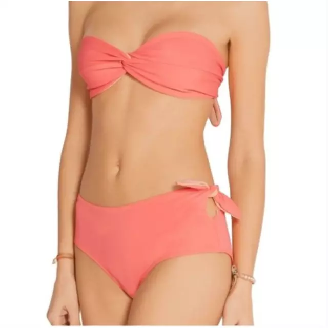Solid & Striped The Grace Bikini Bottom Coral Pink S