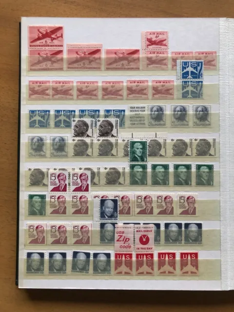 USA: kleines Lot Briefmarken aus Markenheftchen, postfrisch [Lot1]