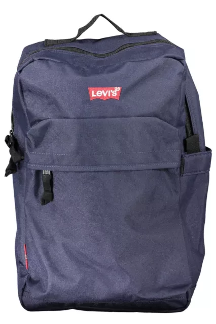 LEVI'S CHIC BLUE Urban Backpack with Embroidered Men's Logo Authentic ...