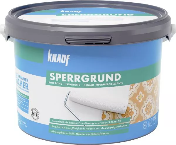 Knauf Sperrgrund 5 kg Grundierung Nikotinsperre Isoliergrund, weiss